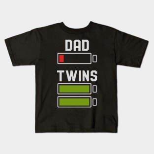 Dad Of Twins Kids T-Shirt